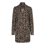 Vero Moda Brushed Katrine Leo Jacket In Leopard Print