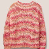 White Stuff Belonging Space Dye Jumper Pink