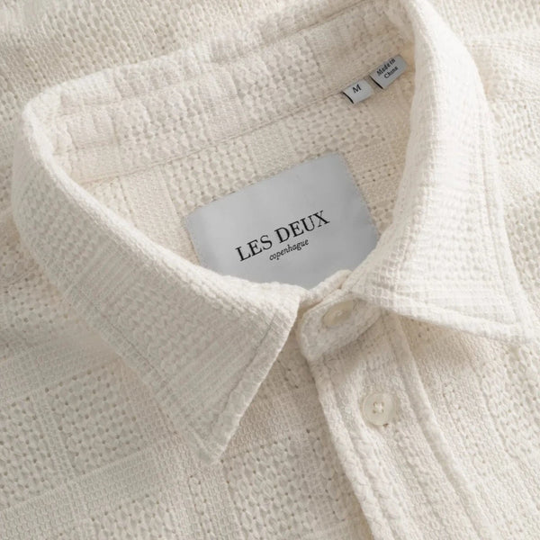 Les Deux Charlie SS Shirt in Light Ivory