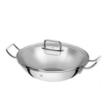 Zwilling Plus Stainless Steel Double Handle Wok - 32cm